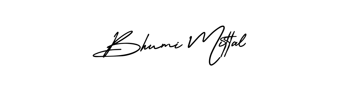 This is the best signature style for the Bhumi Mittal name. Also you like these signature font (AmerikaSignatureDemo-Regular). Mix name signature. Bhumi Mittal signature style 3 images and pictures png