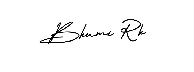Create a beautiful signature design for name Bhumi Rk. With this signature (AmerikaSignatureDemo-Regular) fonts, you can make a handwritten signature for free. Bhumi Rk signature style 3 images and pictures png