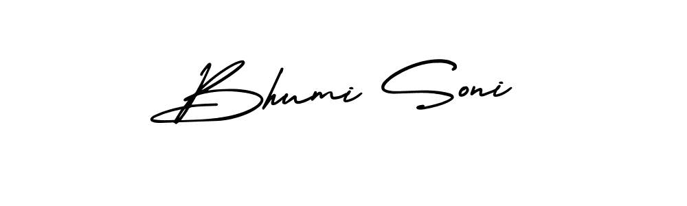 How to make Bhumi Soni signature? AmerikaSignatureDemo-Regular is a professional autograph style. Create handwritten signature for Bhumi Soni name. Bhumi Soni signature style 3 images and pictures png