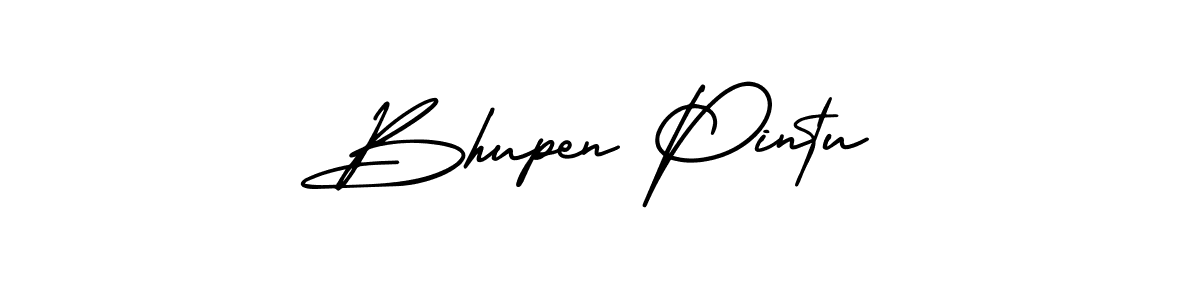 This is the best signature style for the Bhupen Pintu name. Also you like these signature font (AmerikaSignatureDemo-Regular). Mix name signature. Bhupen Pintu signature style 3 images and pictures png