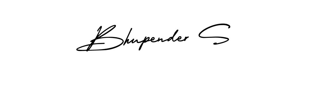 Design your own signature with our free online signature maker. With this signature software, you can create a handwritten (AmerikaSignatureDemo-Regular) signature for name Bhupender S. Bhupender S signature style 3 images and pictures png