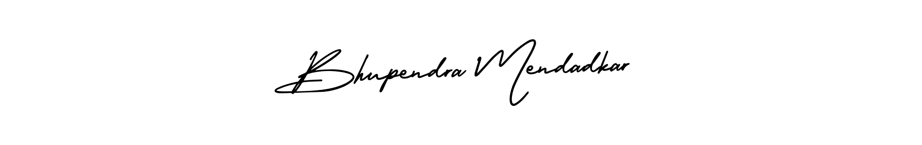 How to Draw Bhupendra Mendadkar signature style? AmerikaSignatureDemo-Regular is a latest design signature styles for name Bhupendra Mendadkar. Bhupendra Mendadkar signature style 3 images and pictures png