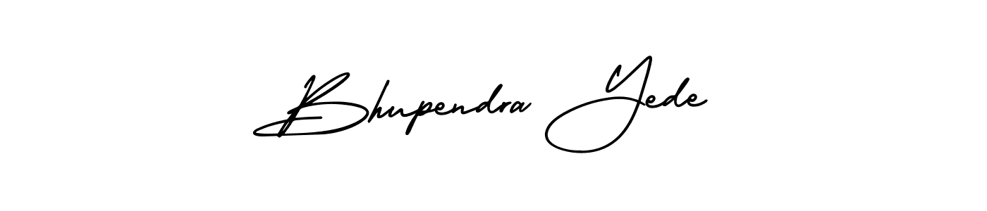 AmerikaSignatureDemo-Regular is a professional signature style that is perfect for those who want to add a touch of class to their signature. It is also a great choice for those who want to make their signature more unique. Get Bhupendra Yede name to fancy signature for free. Bhupendra Yede signature style 3 images and pictures png