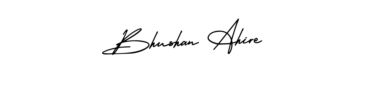 Check out images of Autograph of Bhushan Ahire name. Actor Bhushan Ahire Signature Style. AmerikaSignatureDemo-Regular is a professional sign style online. Bhushan Ahire signature style 3 images and pictures png