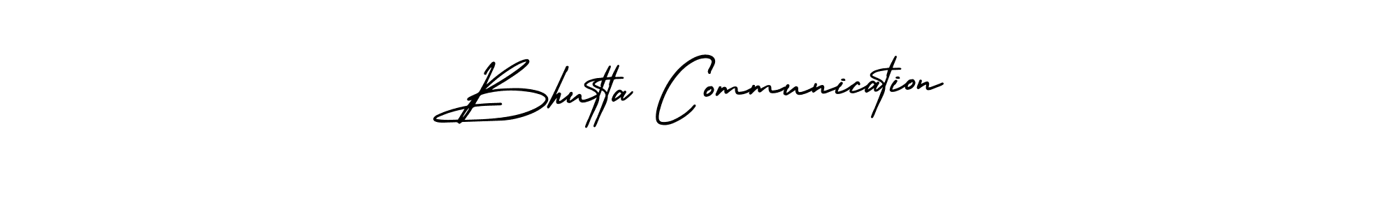 Make a beautiful signature design for name Bhutta Communication. Use this online signature maker to create a handwritten signature for free. Bhutta Communication signature style 3 images and pictures png