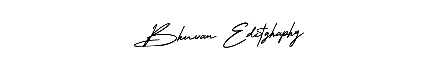 The best way (AmerikaSignatureDemo-Regular) to make a short signature is to pick only two or three words in your name. The name Bhuvan Editghaphy include a total of six letters. For converting this name. Bhuvan Editghaphy signature style 3 images and pictures png