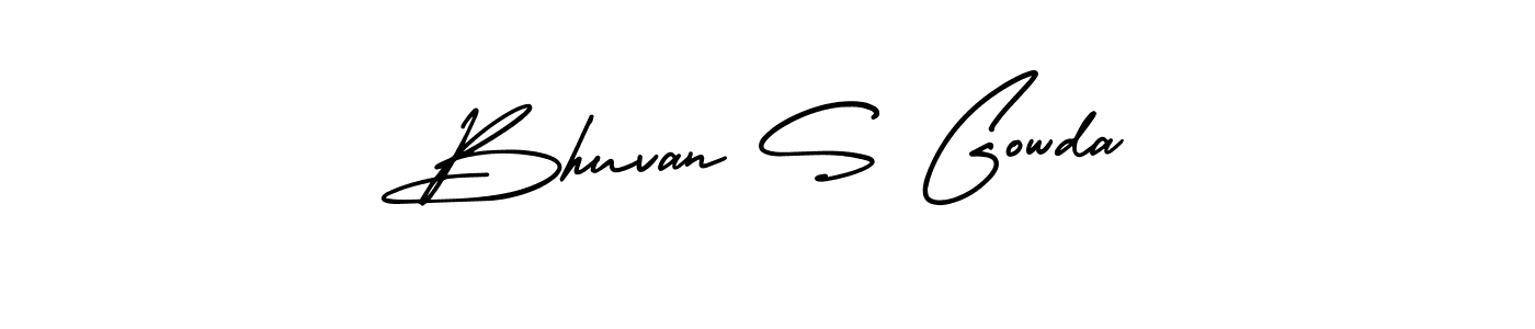 Best and Professional Signature Style for Bhuvan S Gowda. AmerikaSignatureDemo-Regular Best Signature Style Collection. Bhuvan S Gowda signature style 3 images and pictures png