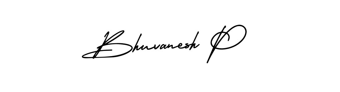 Make a beautiful signature design for name Bhuvanesh P. Use this online signature maker to create a handwritten signature for free. Bhuvanesh P signature style 3 images and pictures png