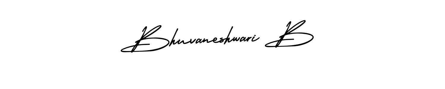 AmerikaSignatureDemo-Regular is a professional signature style that is perfect for those who want to add a touch of class to their signature. It is also a great choice for those who want to make their signature more unique. Get Bhuvaneshwari B name to fancy signature for free. Bhuvaneshwari B signature style 3 images and pictures png