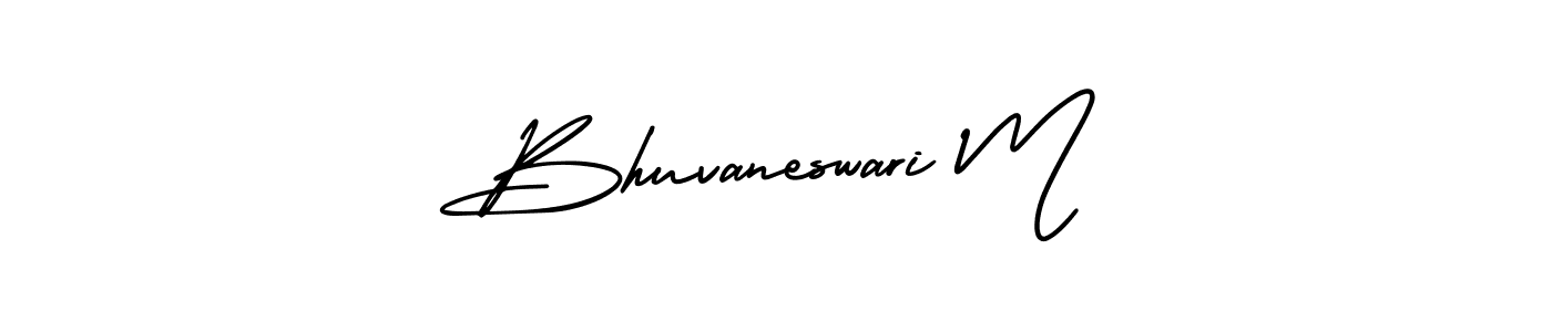 It looks lik you need a new signature style for name Bhuvaneswari M. Design unique handwritten (AmerikaSignatureDemo-Regular) signature with our free signature maker in just a few clicks. Bhuvaneswari M signature style 3 images and pictures png
