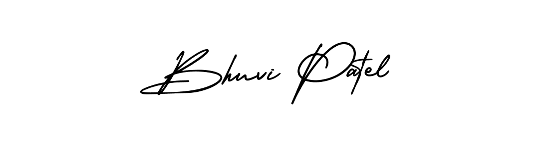 This is the best signature style for the Bhuvi Patel name. Also you like these signature font (AmerikaSignatureDemo-Regular). Mix name signature. Bhuvi Patel signature style 3 images and pictures png