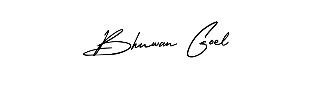 Make a short Bhuwan Goel signature style. Manage your documents anywhere anytime using AmerikaSignatureDemo-Regular. Create and add eSignatures, submit forms, share and send files easily. Bhuwan Goel signature style 3 images and pictures png