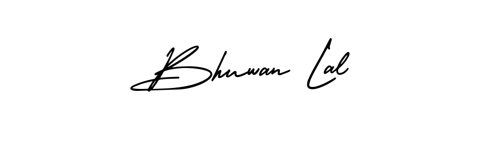 Use a signature maker to create a handwritten signature online. With this signature software, you can design (AmerikaSignatureDemo-Regular) your own signature for name Bhuwan Lal. Bhuwan Lal signature style 3 images and pictures png