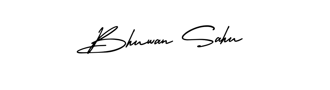 Best and Professional Signature Style for Bhuwan Sahu. AmerikaSignatureDemo-Regular Best Signature Style Collection. Bhuwan Sahu signature style 3 images and pictures png
