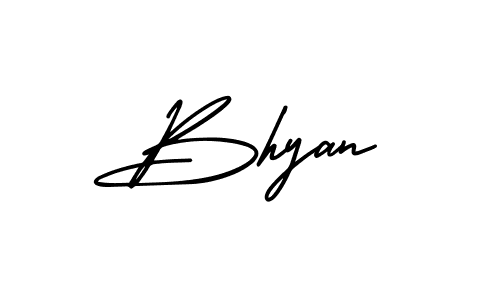 Also You can easily find your signature by using the search form. We will create Bhyan name handwritten signature images for you free of cost using AmerikaSignatureDemo-Regular sign style. Bhyan signature style 3 images and pictures png