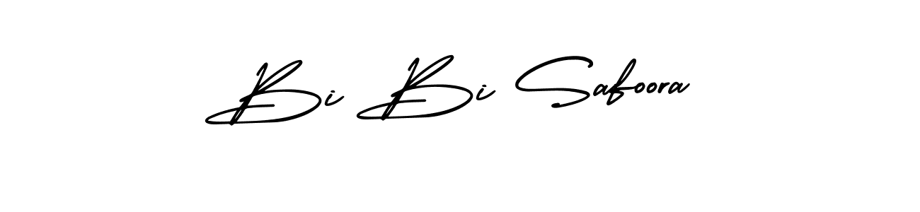 Design your own signature with our free online signature maker. With this signature software, you can create a handwritten (AmerikaSignatureDemo-Regular) signature for name Bi Bi Safoora. Bi Bi Safoora signature style 3 images and pictures png