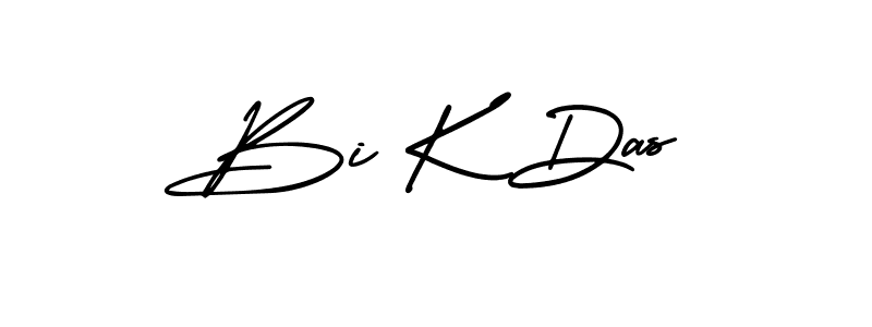 AmerikaSignatureDemo-Regular is a professional signature style that is perfect for those who want to add a touch of class to their signature. It is also a great choice for those who want to make their signature more unique. Get Bi K Das name to fancy signature for free. Bi K Das signature style 3 images and pictures png