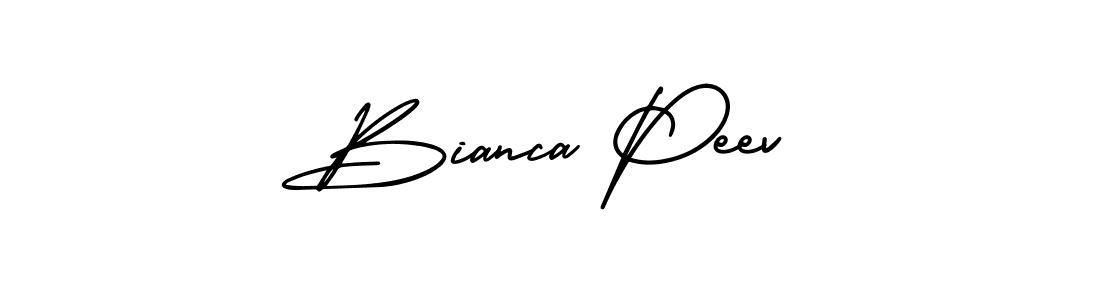 Best and Professional Signature Style for Bianca Peev. AmerikaSignatureDemo-Regular Best Signature Style Collection. Bianca Peev signature style 3 images and pictures png