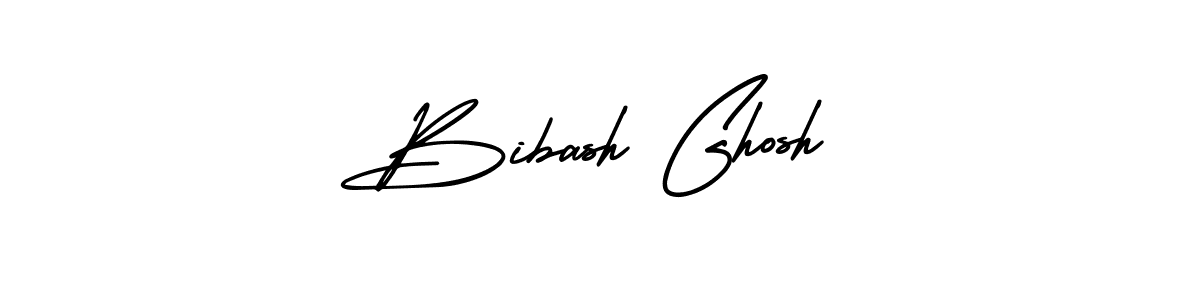 Create a beautiful signature design for name Bibash Ghosh. With this signature (AmerikaSignatureDemo-Regular) fonts, you can make a handwritten signature for free. Bibash Ghosh signature style 3 images and pictures png