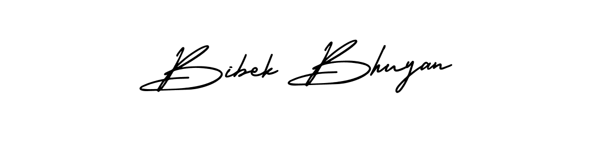 Bibek Bhuyan stylish signature style. Best Handwritten Sign (AmerikaSignatureDemo-Regular) for my name. Handwritten Signature Collection Ideas for my name Bibek Bhuyan. Bibek Bhuyan signature style 3 images and pictures png
