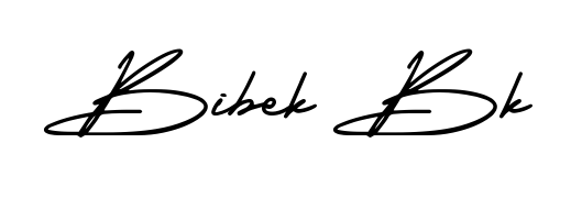 AmerikaSignatureDemo-Regular is a professional signature style that is perfect for those who want to add a touch of class to their signature. Get Bibek Bk name fancy signature for free. Bibek Bk signature style 3 images and pictures png