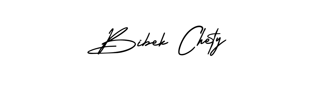 Create a beautiful signature design for name Bibek Chety. With this signature (AmerikaSignatureDemo-Regular) fonts, you can make a handwritten signature for free. Bibek Chety signature style 3 images and pictures png