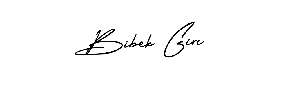 Create a beautiful signature design for name Bibek Giri. With this signature (AmerikaSignatureDemo-Regular) fonts, you can make a handwritten signature for free. Bibek Giri signature style 3 images and pictures png