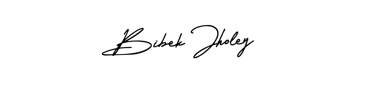 Create a beautiful signature design for name Bibek Jholey. With this signature (AmerikaSignatureDemo-Regular) fonts, you can make a handwritten signature for free. Bibek Jholey signature style 3 images and pictures png