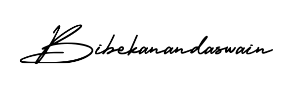 Designed for modern professionals: Bibekanandaswain name signature crafted with AmerikaSignatureDemo-Regular script. Ready for digital PDF workflows. Bibekanandaswain signature style 3 images and pictures png