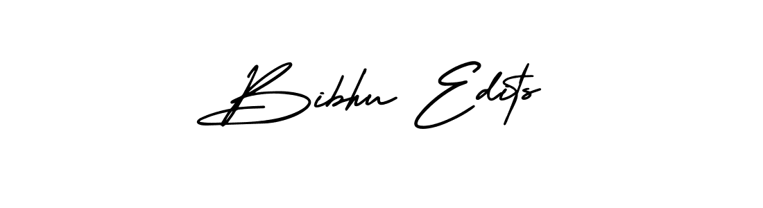 Create a beautiful signature design for name Bibhu Edits. With this signature (AmerikaSignatureDemo-Regular) fonts, you can make a handwritten signature for free. Bibhu Edits signature style 3 images and pictures png