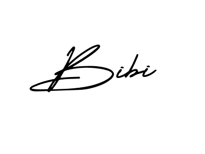 Make a beautiful signature design for name Bibi. With this signature (AmerikaSignatureDemo-Regular) style, you can create a handwritten signature for free. Bibi signature style 3 images and pictures png