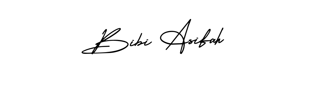 How to make Bibi Asifah signature? AmerikaSignatureDemo-Regular is a professional autograph style. Create handwritten signature for Bibi Asifah name. Bibi Asifah signature style 3 images and pictures png