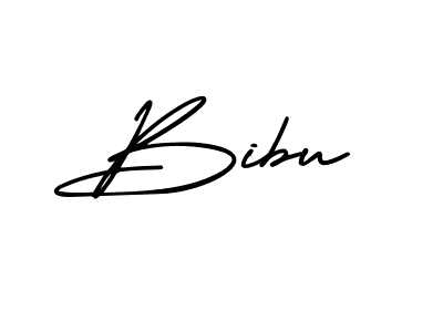 Create a beautiful signature design for name Bibu. With this signature (AmerikaSignatureDemo-Regular) fonts, you can make a handwritten signature for free. Bibu signature style 3 images and pictures png