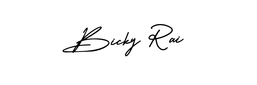 Check out images of Autograph of Bicky Rai name. Actor Bicky Rai Signature Style. AmerikaSignatureDemo-Regular is a professional sign style online. Bicky Rai signature style 3 images and pictures png