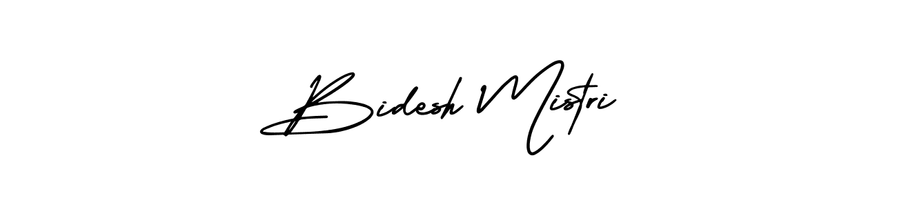 Create a beautiful signature design for name Bidesh Mistri. With this signature (AmerikaSignatureDemo-Regular) fonts, you can make a handwritten signature for free. Bidesh Mistri signature style 3 images and pictures png