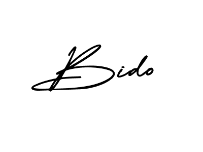 It looks lik you need a new signature style for name Bido. Design unique handwritten (AmerikaSignatureDemo-Regular) signature with our free signature maker in just a few clicks. Bido signature style 3 images and pictures png