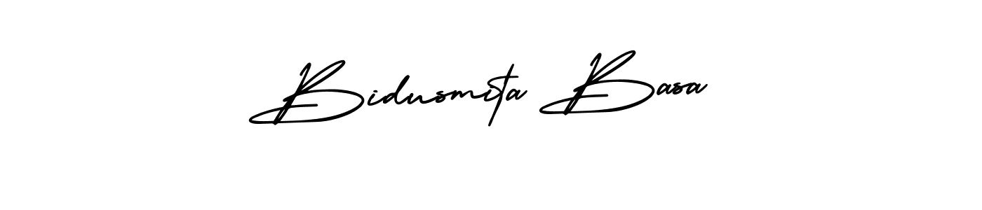 Create a beautiful signature design for name Bidusmita Basa. With this signature (AmerikaSignatureDemo-Regular) fonts, you can make a handwritten signature for free. Bidusmita Basa signature style 3 images and pictures png