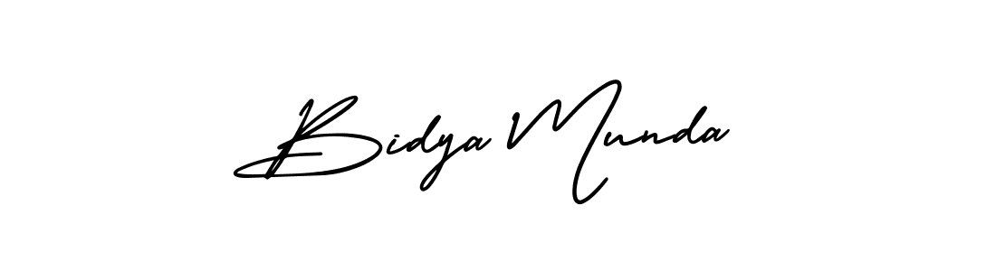 Also You can easily find your signature by using the search form. We will create Bidya Munda name handwritten signature images for you free of cost using AmerikaSignatureDemo-Regular sign style. Bidya Munda signature style 3 images and pictures png