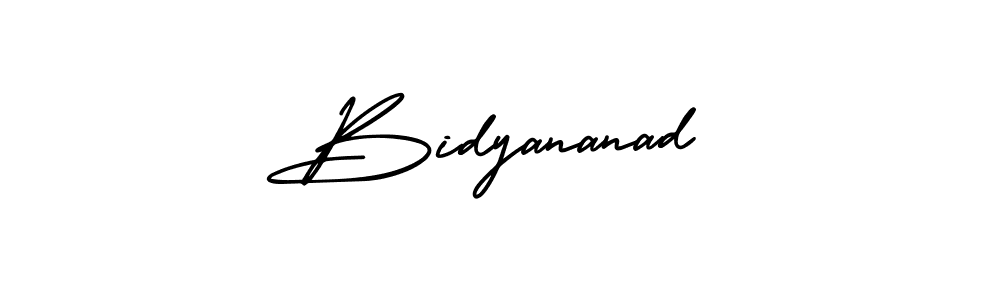 Also we have Bidyananad name is the best signature style. Create professional handwritten signature collection using AmerikaSignatureDemo-Regular autograph style. Bidyananad signature style 3 images and pictures png