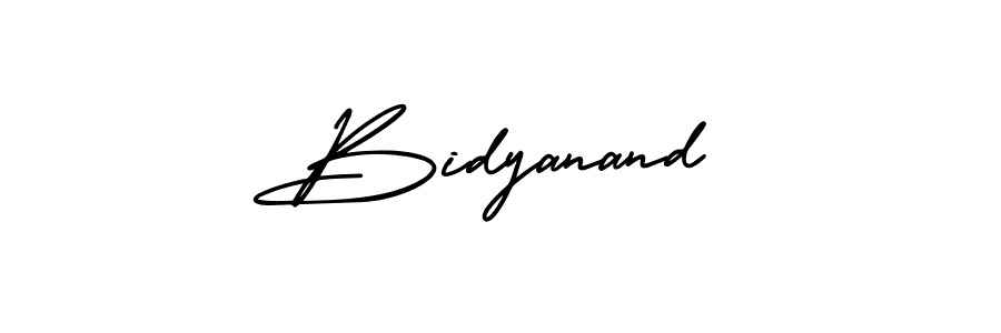 Make a beautiful signature design for name Bidyanand. Use this online signature maker to create a handwritten signature for free. Bidyanand signature style 3 images and pictures png