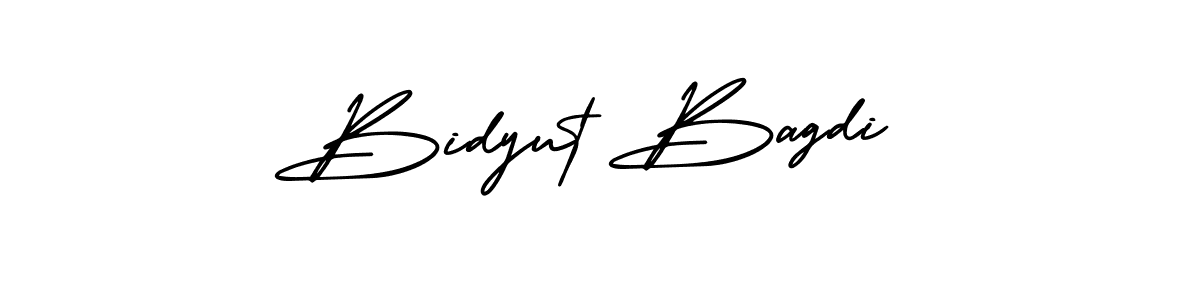 Make a beautiful signature design for name Bidyut Bagdi. With this signature (AmerikaSignatureDemo-Regular) style, you can create a handwritten signature for free. Bidyut Bagdi signature style 3 images and pictures png