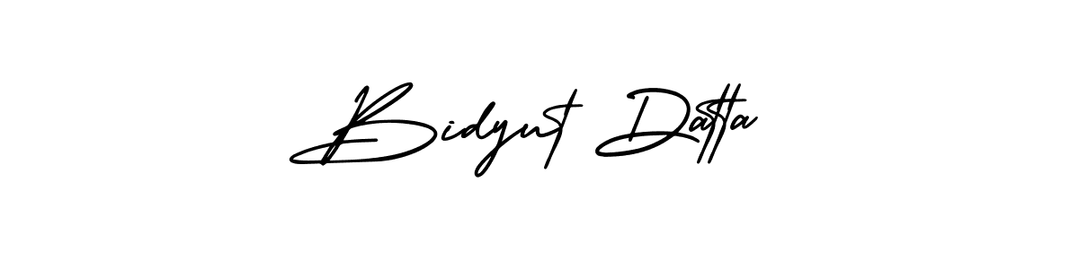 How to make Bidyut Datta signature? AmerikaSignatureDemo-Regular is a professional autograph style. Create handwritten signature for Bidyut Datta name. Bidyut Datta signature style 3 images and pictures png