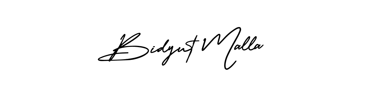 if you are searching for the best signature style for your name Bidyut Malla. so please give up your signature search. here we have designed multiple signature styles  using AmerikaSignatureDemo-Regular. Bidyut Malla signature style 3 images and pictures png