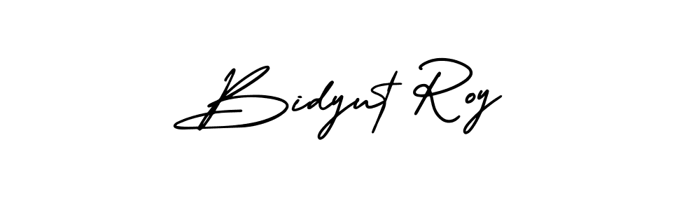 Create a beautiful signature design for name Bidyut Roy. With this signature (AmerikaSignatureDemo-Regular) fonts, you can make a handwritten signature for free. Bidyut Roy signature style 3 images and pictures png