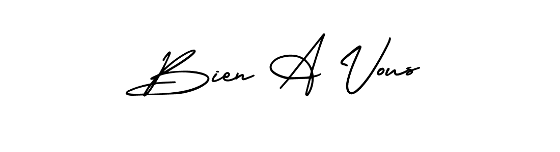 Make a short Bien A Vous signature style. Manage your documents anywhere anytime using AmerikaSignatureDemo-Regular. Create and add eSignatures, submit forms, share and send files easily. Bien A Vous signature style 3 images and pictures png