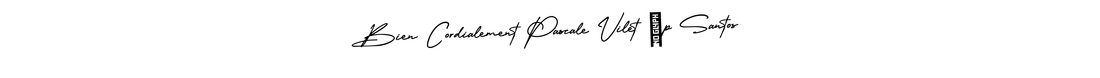 Here are the top 10 professional signature styles for the name Bien Cordialement Pascale Vilet ép Santos. These are the best autograph styles you can use for your name. Bien Cordialement Pascale Vilet ép Santos signature style 3 images and pictures png