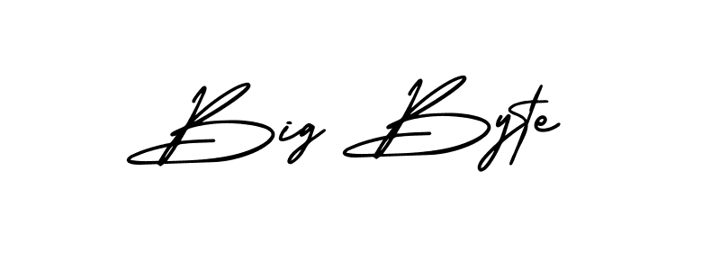 Also we have Big Byte name is the best signature style. Create professional handwritten signature collection using AmerikaSignatureDemo-Regular autograph style. Big Byte signature style 3 images and pictures png