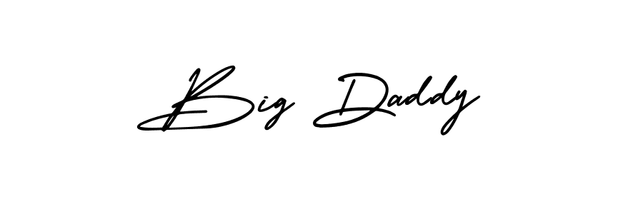 Use a signature maker to create a handwritten signature online. With this signature software, you can design (AmerikaSignatureDemo-Regular) your own signature for name Big Daddy. Big Daddy signature style 3 images and pictures png