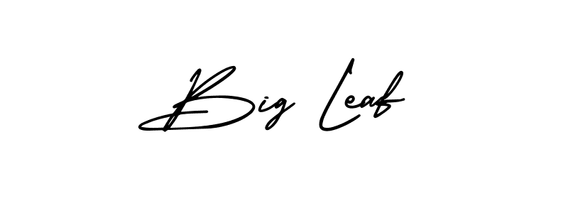 How to make Big Leaf signature? AmerikaSignatureDemo-Regular is a professional autograph style. Create handwritten signature for Big Leaf name. Big Leaf signature style 3 images and pictures png