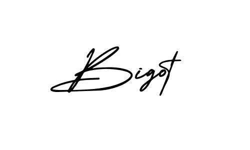 The best way (AmerikaSignatureDemo-Regular) to make a short signature is to pick only two or three words in your name. The name Bigot include a total of six letters. For converting this name. Bigot signature style 3 images and pictures png